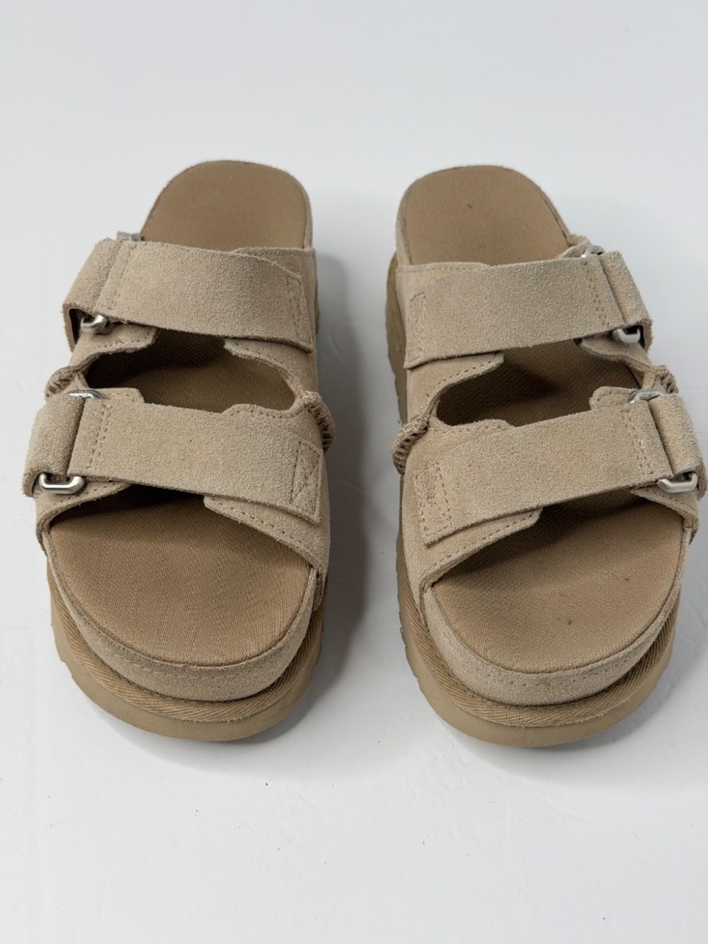 UGG Goldenstar Hi Slide Platform Sandals shoes exclusively for anthropology - Picture 4 of 13